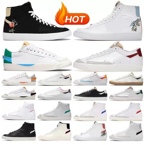 

casual shoes mens trainers platform sneakers designer vintage low black white sunflower cool grey pomegranate indigo 2023 blazer mid 77 men