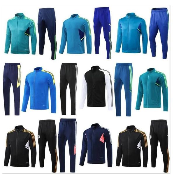 

22/23 football training tracksuits jersey turtleneck pogba di maria bonucci vlahovic mckennie 22 23 men tracksuit shirt chiesa arthur 666, Black;yellow