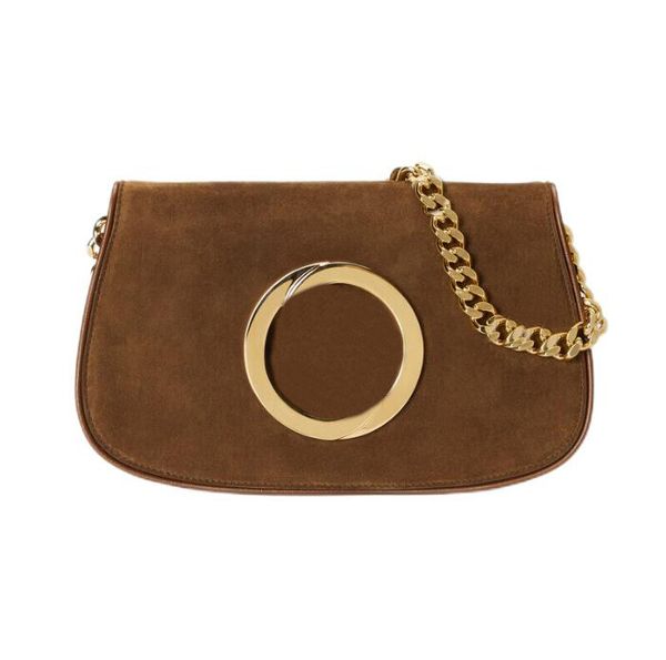 

tz luxury designer bag crossbody chain blondie underarm bag single shoulder axillary bags women suede handbag purse classic letters interloc
