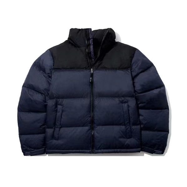 

mens duck downr jacket with zipper stand collar clothing womens down jackets fashion classic letter hooded large pocket winter warm feather, Black