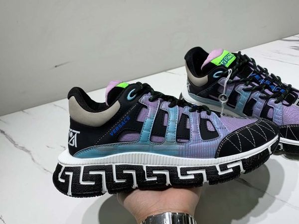 

italy trigreca sneakers 4.0 casual shoes barocco printing green black white print gold gum silver grey fashion original men women track trai