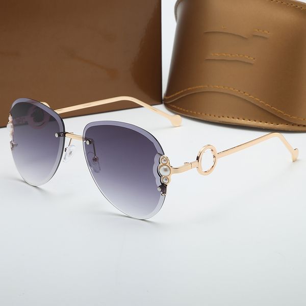 

luxury brand fashion pilot classic female square sunglasses women rimless vintage brand design sun glasses oculos gradient lens 1980, White;black