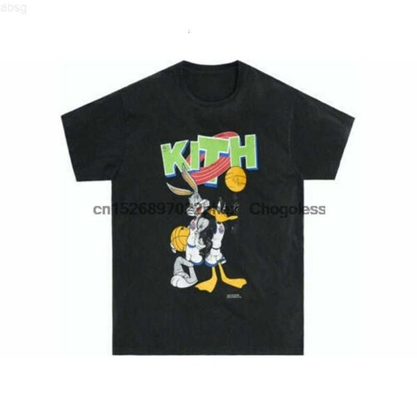 

men's t-shirt kith x looney tunes kithjam vintage t shirt, White;black