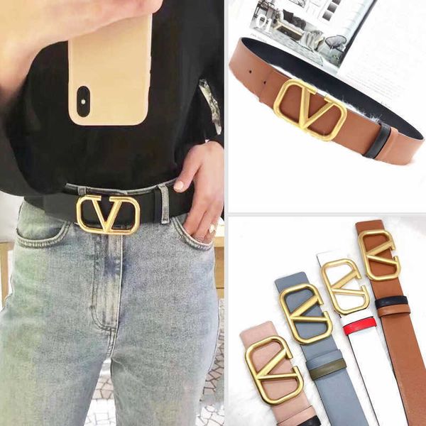 

belts designer belt net red leather women's large v-letter buckle waist cover decoration matching skirt jeans wide wldz, Black;brown