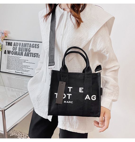 

designer the tote bag luxury women mini large canvas leather crossbody shoulder handbags with strap black pink totes bags handbag gift 2022