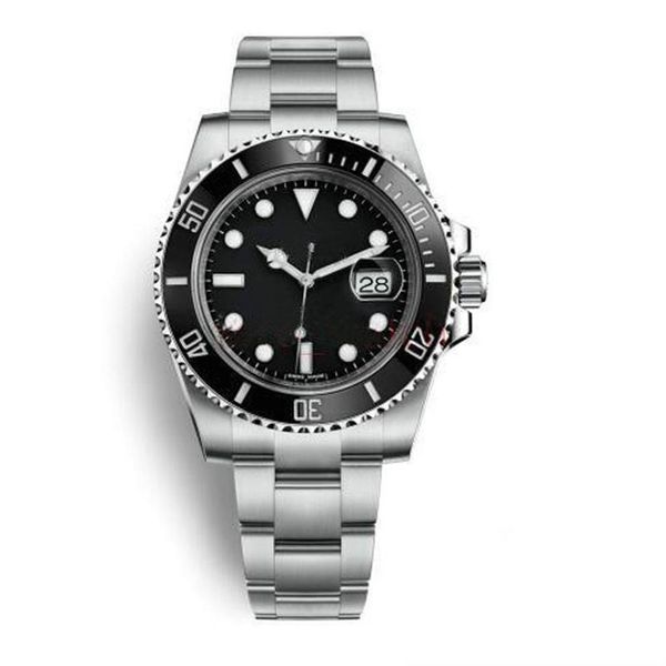 

2019 smooth second hand automatic watch mechanical watch ceramic bezel luminous stainless pointer steel solid strap wr2752, Slivery;brown