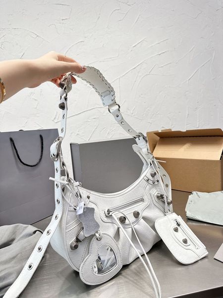 

designer bag luxury designer le cagole motorcycle bag strap real leather hobo handbag women quilted zipper bag crossbody black handle should