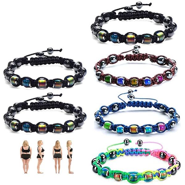 

boho style mood beads hematite charm bracelet friendship jewelry for lovers gift, Golden;silver