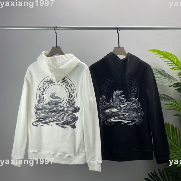 

2023ss spring and summer new hoodies high shirt grade cotton sweatshirts printing short pants sleeve round neck panel t-shirt size m-l-xl-xx, Black;brown