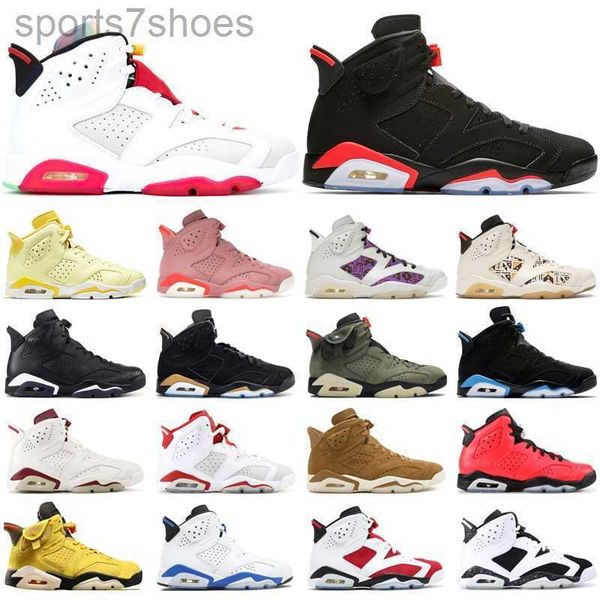 

retro new 6 6s jumpman basketball shoes black infrared hare dmp unc black cat angry bull aleali may mens trainers sports sneakers tn