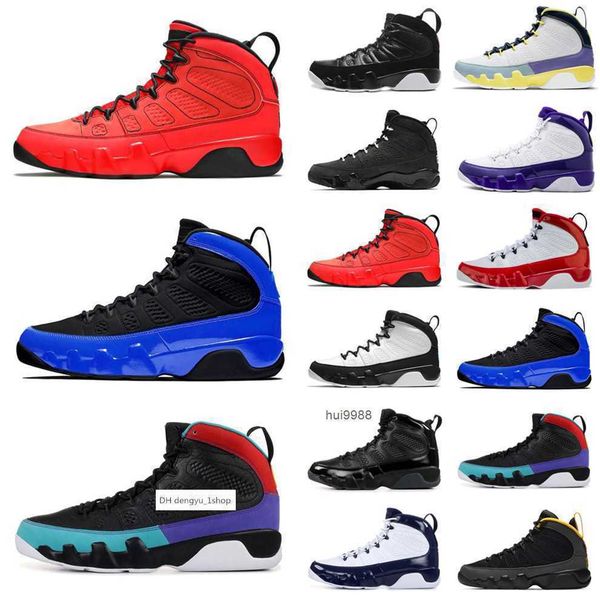 

2022 men basketball shoes 9s jumpman 9 change the world university gold red blue unc bred statue mens trainers sports sneakers jordas, Black
