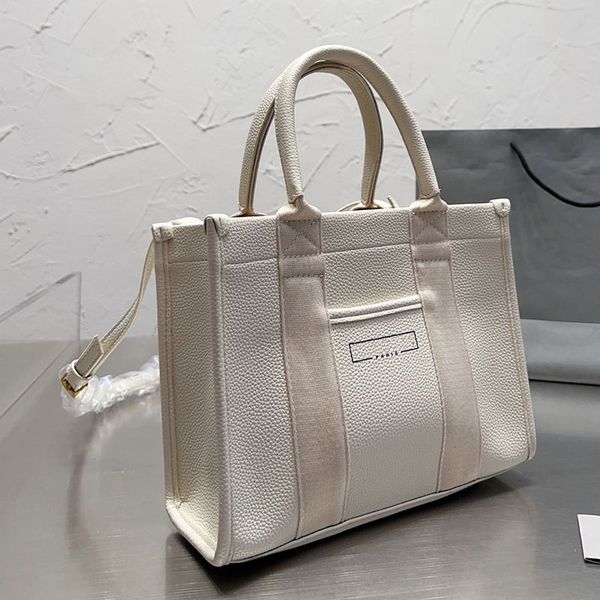 

tote beach bag crossbody shoulder bag women handbag purse genuine leather fashion letters large capacity lady handbags pocket plain adjustab