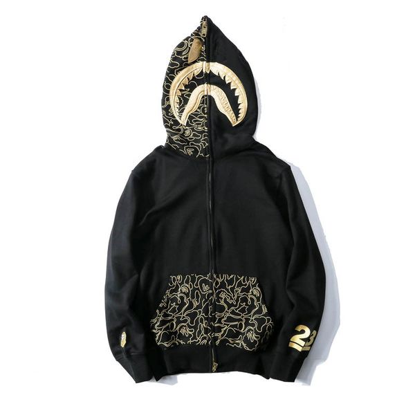 

mens women designer camouflage hoodies fashion pa printing ape wgm hoodie paris cardigan classic winter plush coat sweater, Black