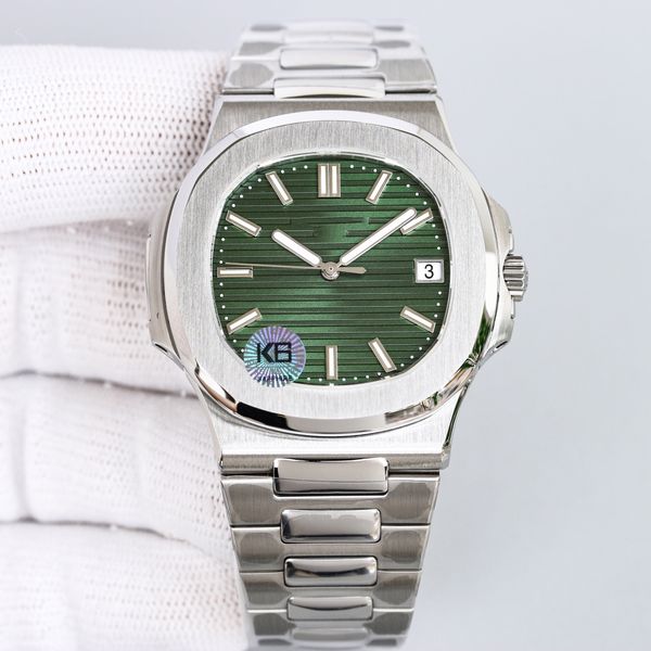 

Green dial men's sports watch 40mm 5711 folding clasp 904L stainless steel sapphire crystal glass S19 automatic mechanical high-quality Montre De Luxe watch, Waterproof