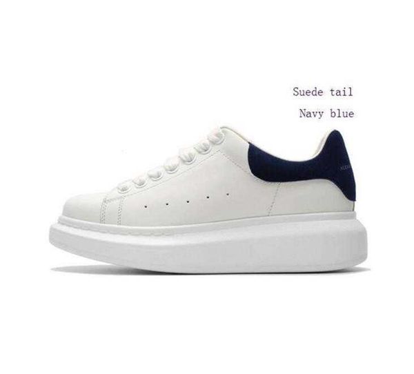 

2022 mens womens shoes blue velet back platform sneakers white genuine leather trainers comfort pretty luxurys designers shoe, Black