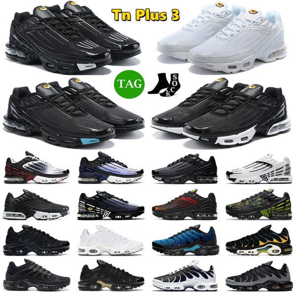 

og tn plus 3 running shoes men women tn 3 triple black white barely volt hyper blue wolf grey pink fade zebra mens trainer outdoor sneakers