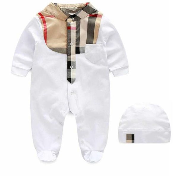 

baby with retail cap 01y birthday cotton rompers newborn baby bodysuit children jumpsuits climbing clothes4533096, Blue