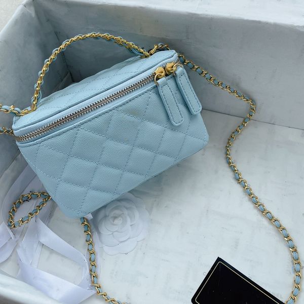 

designer luxury cross body bags purse shoulder caviar quilted coco cosmetic bag pochette handbag genuine leather wallet pouch messenger bag