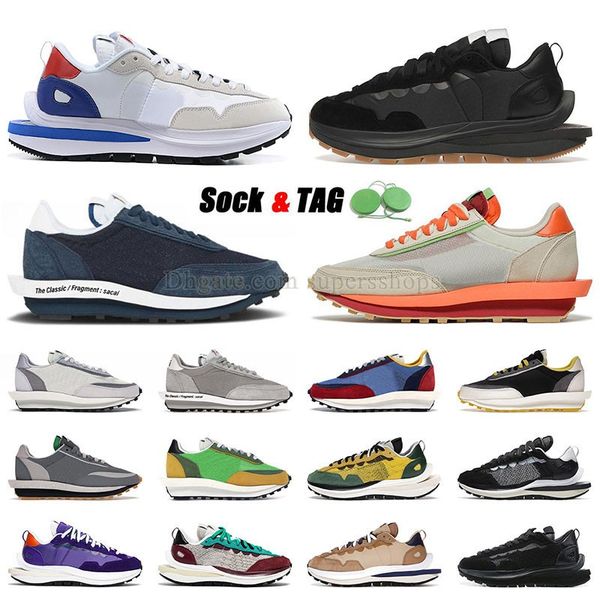 

mens sacais waffle running shoes designer 2022 ld ldv sakai vapourwaffle ldwaffle ldvwaffle game royal fragment blue cool grey 2.0 kiss of d