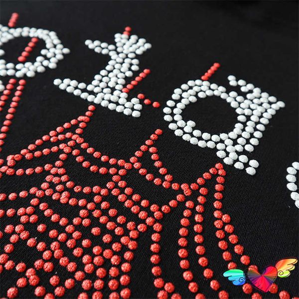 

hoodies men's sweatshirts men's hoodies sweatshirts red web sp5der hoodie men women particles foam print 1 quality spider hoodie h, Black