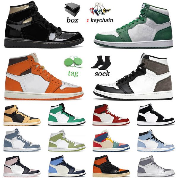

2022 arrival mens basketball jumpman shoes 1 1s black gold dark mocha taxi a ma maniere j1 jorden1s men women trainers sneakers big size 12