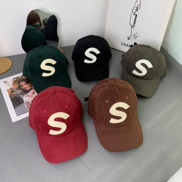 

couple sports designer ball caps autumn winter thickened warm casquette candy color s letter embroidery cap, Blue;gray