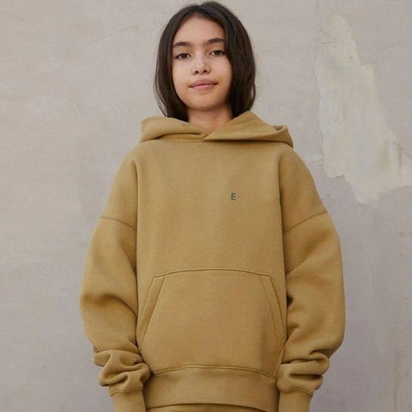 

men's hoodies sweatshirts girls boys ess warm hooded kids baby clothes chirldren streetwear designer loose lovers coats m3c0#mknd, Black