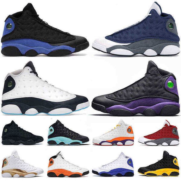 

outdoor shoes men women jumpman 13s 13 obsidian powder blue black hyper royal lucky green university gold court purple cat mens trainers