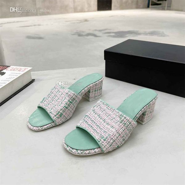

designer sandals women ccs heel shoes fashion platform heels luxury channel slippers woman leather flip flops sdfgvd, Black