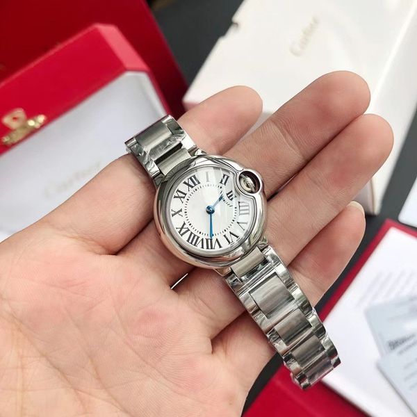 

automatic machinery mens popular designer watches stainless steel case japanese movement quartz wristwatches super luminous women watch mont, Slivery;brown