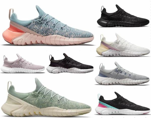 

mens womens running shoes rn 5.0 fly shock grey fog black magic ember ocean cube steam olive aura platinum violet knit 5s jogging sports sne