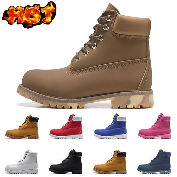 

land mens womens boots shoes full grain leather ankle winter for cowboy women yellow blue black hiking work motorcycle boot