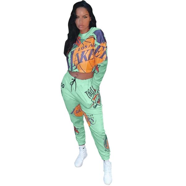 

2022 designer brand women tracksuits joggersuit pullover sweatshirt pants two piece sets long sleeve sweatsuits streetwear outfits casual cl, Gray