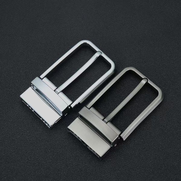 

groom accessories high density zinc alloy button head men's 3.5 rotating belt head wholesale tb12451, Black;gray