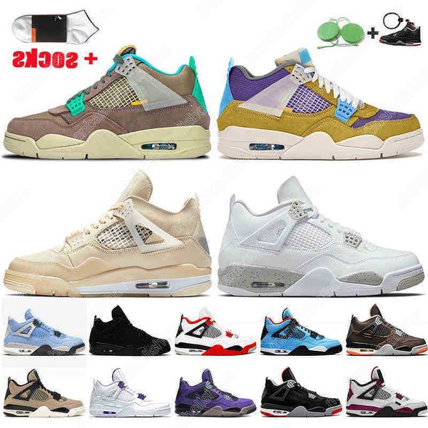 

mens trainers basketball shoes 4s desert moss taupe haze white oreo womens fire red size 7-13, Black