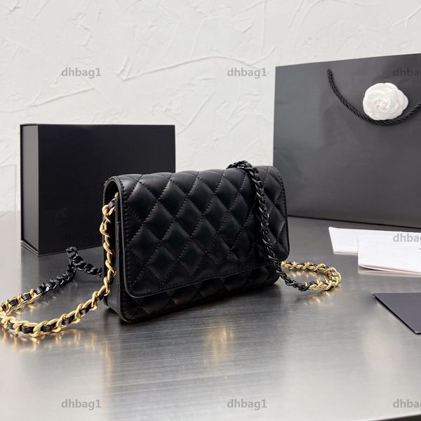 

2022 early spring woc mini flap bag genuine leather chain metal multicolor designer tote handbags coin purse fashion key pouch cosmetics mob
