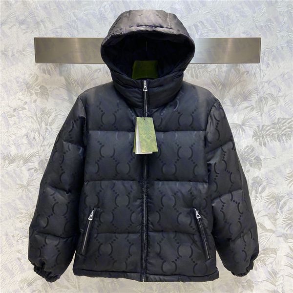 

letter design womens mens hooded down vest coats autumn winter women black jackets parkas fashion designers outerwear