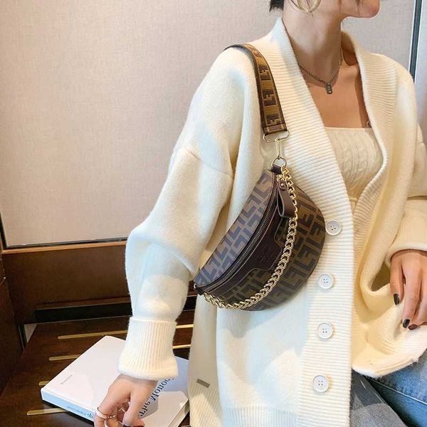 

small bag women new versatile broadband texture messenger mobile phone chest waist