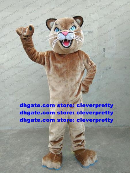 

brown leopard panther mascot costume pard cougar cheetah panthera pardus character birthday party thanks will zx1022, Red;yellow