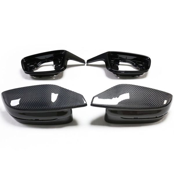 

car mirrors cover for g20/g30/11/14 upgrade m3/m4/g80/82/83 carbon fiber modified horn rearview mirror shell frame