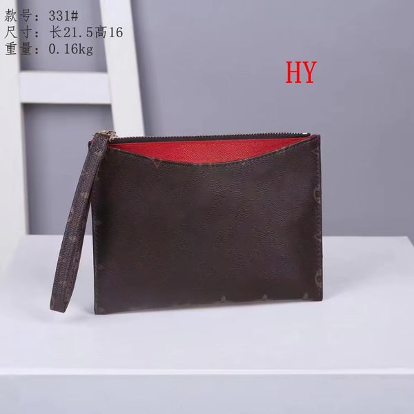 

wallet designers luxury purse cluth brand men holder card cheque book old flower #988 damier casual travel makeup bag 22cm rectangular envel, Red;black