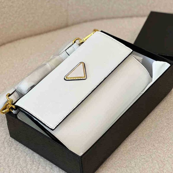 

evening bags shoulder triangle designer bags women square solid color leather handbag crossbody female purses 220510