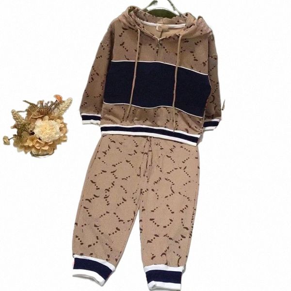

clothing sets designer brand 2-10 years old baby t-shirts boys girls kids suits spring autumn children sweater cotton tees 2 colors b6bd#, White