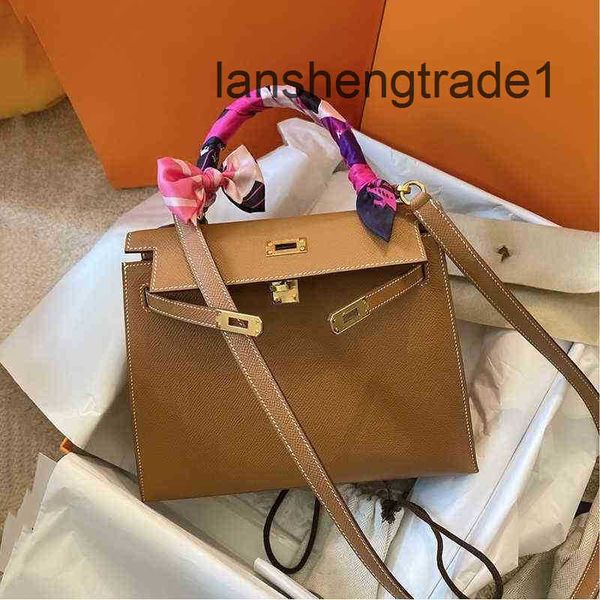 

designer bags herme handbags kelys 25 outer oil cow leather 2022 one shoulder cross carry on women's bag 31zs