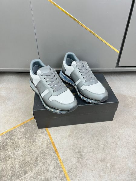 

shoes designer prad shoes version pure handmade 2023ss prads new men's casual sneakers o4tp, Black