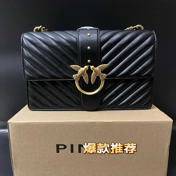 

cross body bags pink handbags clutch ko swallow 2022 new sheepskin twill shoulder leisure fashion diagonal armpit chain women 1g5f