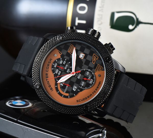 

2022 New Luxury Brand Men's Watch Leisure Sports Rubber Multi style Timekeeping Quartz Running Watch