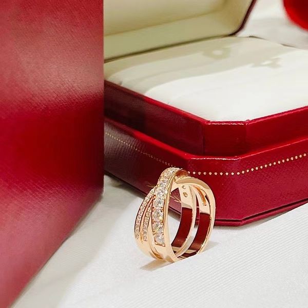 

luxurys designers ring fashion diamond inlay workmanship classic style novel couple leisure men and women very beautiful nice size 6-8, Silver