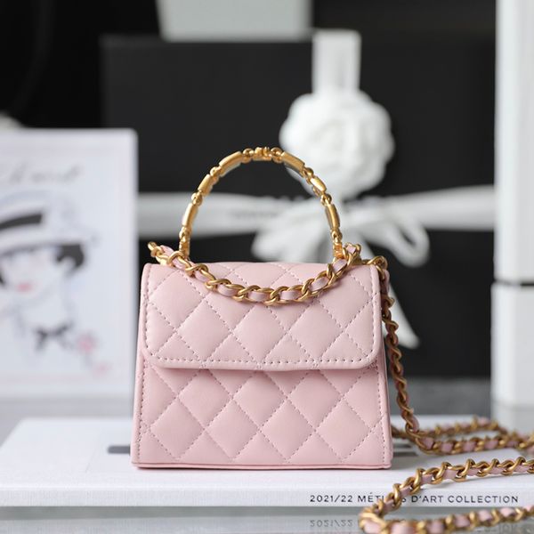 

10a mirror quality luxury designer clutch with chain bag designer mini handbag women cross body bags withbox c125