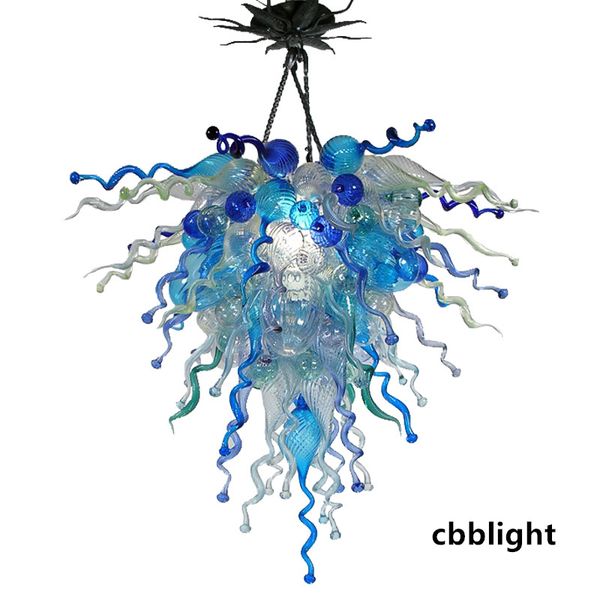 

murano style pendant lamps multi color hand blown glass chandelier ac 110v 240v led lighting hanging fixtures fancy chihuly style chandelier